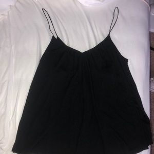 Black flowy tank top